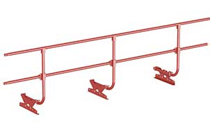 Комплект кровельного ограждения BORGE для фальцевой кровли оцинкованный, 300*120 см