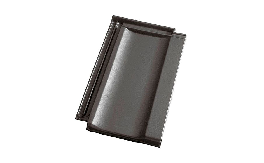 Керамическая черепица рядовая Koramic Cosmo 12 (E81) Old Black Engobe
