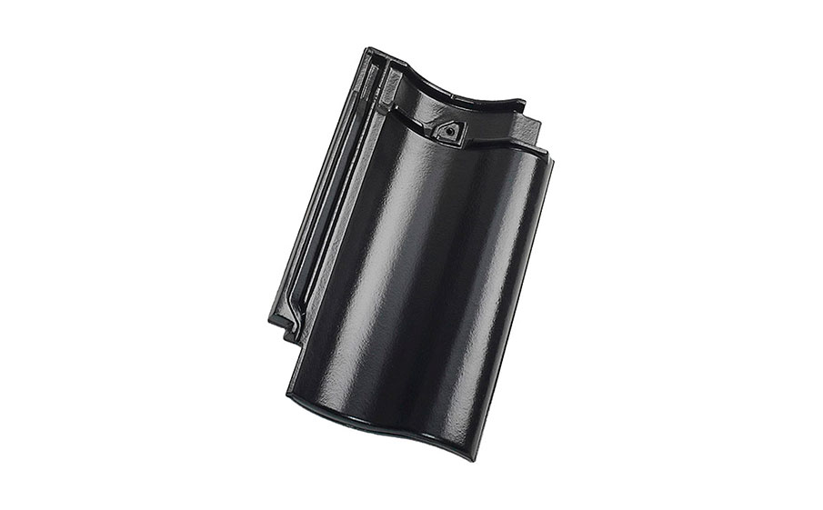 Керамическая черепица рядовая Koramic Cavus 14 (E88) Noble Black