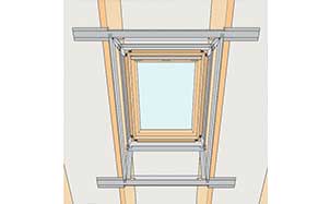 Комплект направляющих для откосов VELUX LSG 1000, 550*980 мм