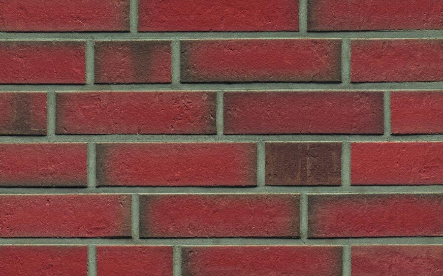 Клинкерная фасадная плитка Feldhaus Klinker R716 Accudo ardor, 240*52*14 мм