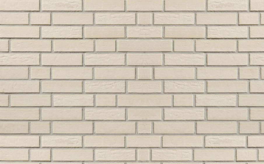 Клинкерная фасадная плитка Stroher Zeitlos 351 kalkbrand рельефная, 400*35*14 мм