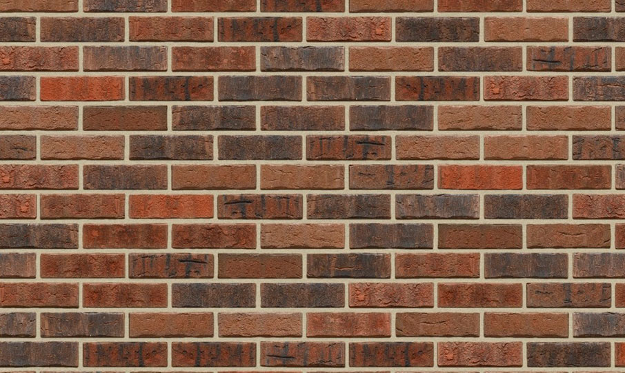 Кирпич клинкерный пустотелый Feldhaus Klinker K685 sintra ardor nelino рельефный, 215*102*65 мм