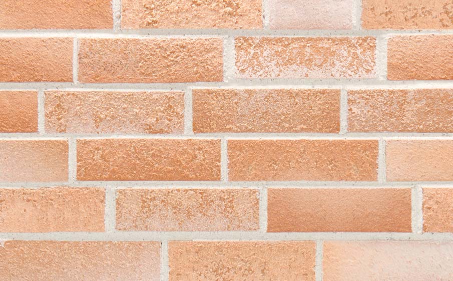 Клинкерная фасадная плитка Stroeher Stiltreu 454 creme-weiss рельефная, 240*52*14 мм