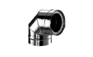 Отвод для дымохода SCHIEDEL ICS 25 90 град., D 200/250 мм