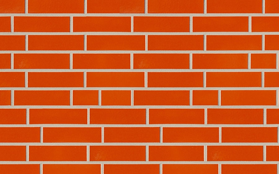 Клинкерная фасадная плитка ABC Orange 320 гладкая, 240*52*10 мм