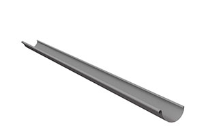 Желоб водосточный LINDAB R сталь, графитовый металлик, D 125 мм, L 3 м