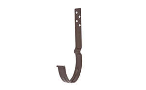 Крюк крепления желоба длинный AQUASYSTEM АС темно-коричневый RR32, D 150 мм