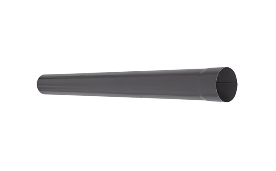 Труба водосточная AQUASYSTEM PURAL MATT серый RR23, D 90 мм, L 1 м
