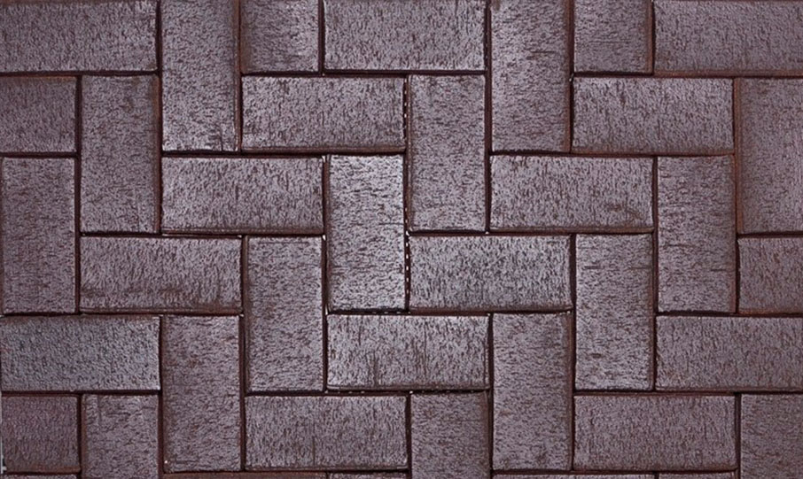 Тротуарная клинкерная брусчатка Feldhaus Klinker P609 umbra ferrum, 200*100*52 мм