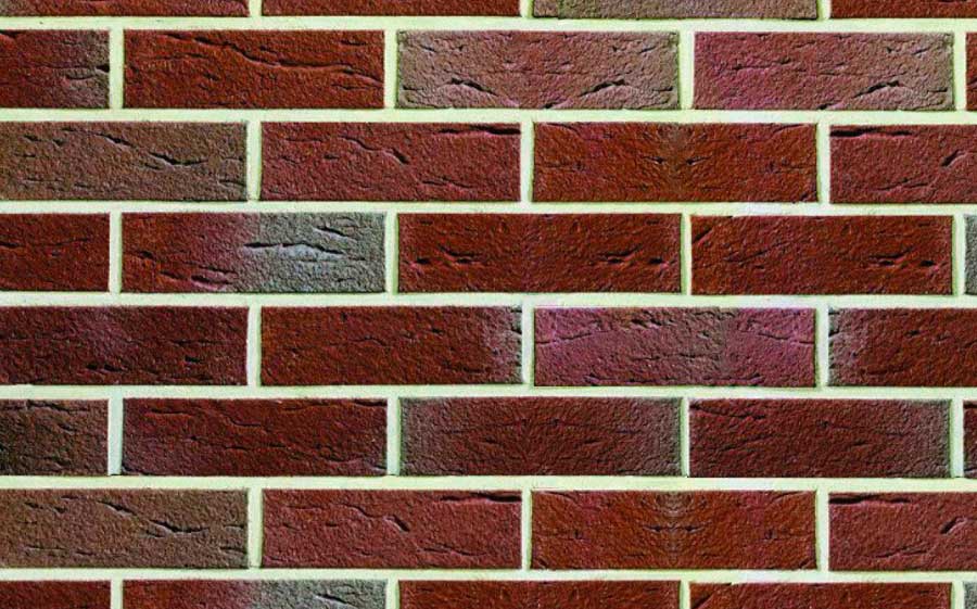 Кирпич клинкерный пустотелый ABC 0559 Teklenburg bunt-geflammt handform-besandelt под ручную формовку, 240*55*71 мм