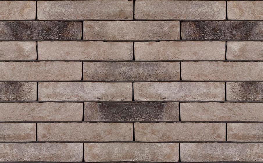 Кирпич облицовочный ручной формовки Terca Cinder Coal-Grijs-Zwart (65MM WFD CINDER COAL), 215*102*65 мм