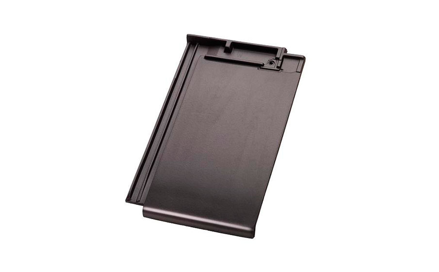 Керамическая черепица рядовая Koramic Plano 11 Black Engobe