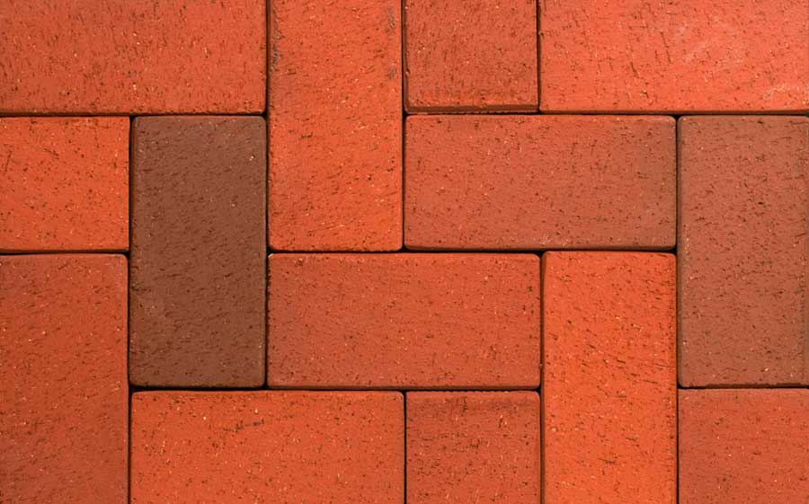 Клинкерная тротуарная брусчатка ABC Altfarben-bunt-geflammt, 200х100х52 мм