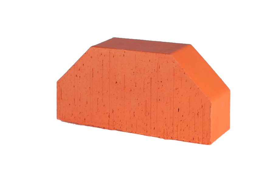 Кирпич фигурный полнотелый Lode Janka F7 гладкий, 250*120*65 мм