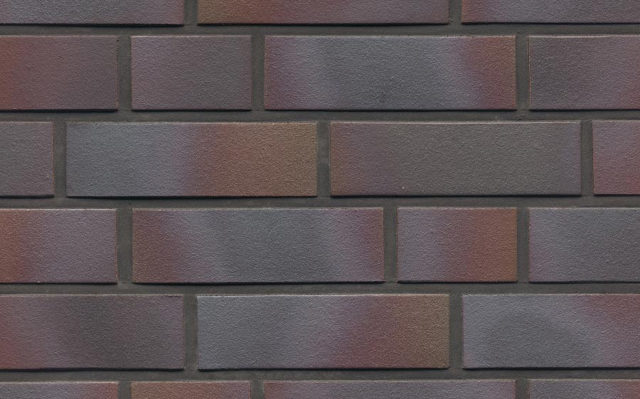 Фасадная плитка ручной формовки Feldhaus Klinker R386 Cerasi maritim negro, 240*71*14 мм