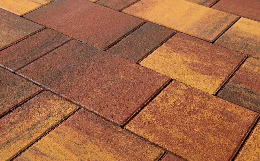 Плитка тротуарная BRAER Старый город Ландхаус Color Mix тип 3 "Мальва", 80/160/240*160 мм