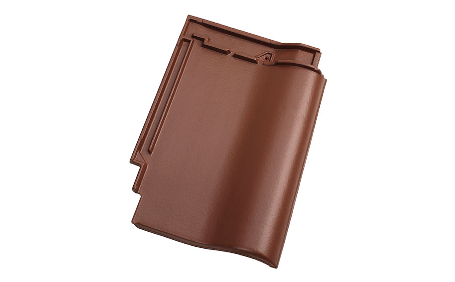 Керамическая черепица рядовая Koramic Alegra 8 Copper Brown Engobe