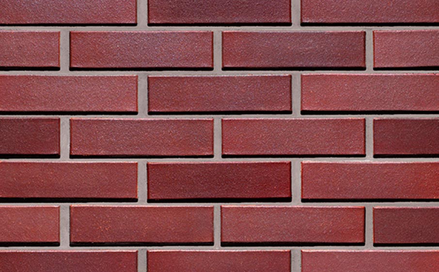 Кирпич клинкерный пустотелый LHL Klinkier i AKA (CRH) RUBIN CIENIOWANY NOWA PERFORACJA гладкий, 250*120*65 мм