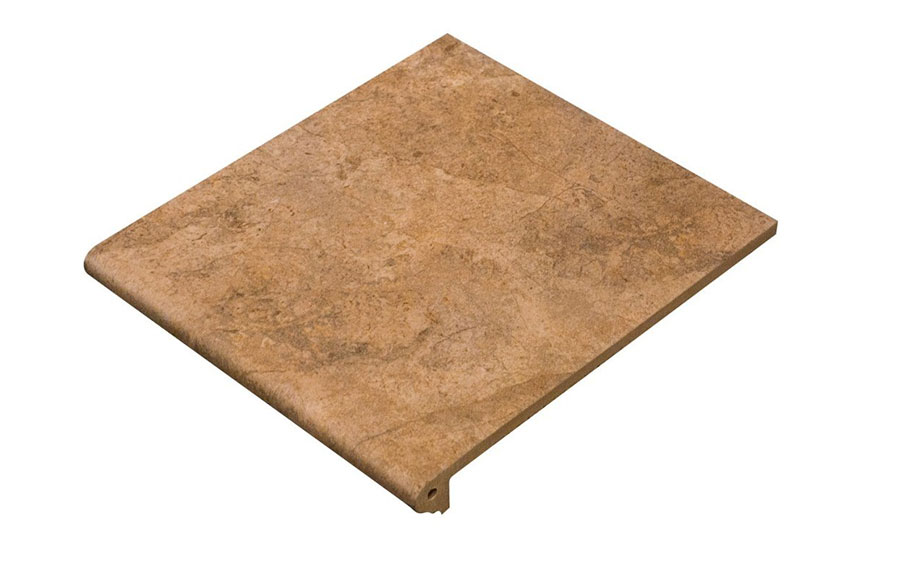 Клинкерная ступень-флорентинер Gres Aragon Rocks Beige, 300*293*14(36) мм