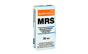 Минеральная декоративная штукатурка quick-mix MRS "короед", 30 кг