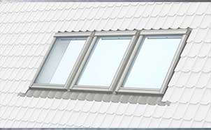Комплект из 3-х окладов (бок о бок) для плоской кровли VELUX ESK 0031, 780*1180 мм