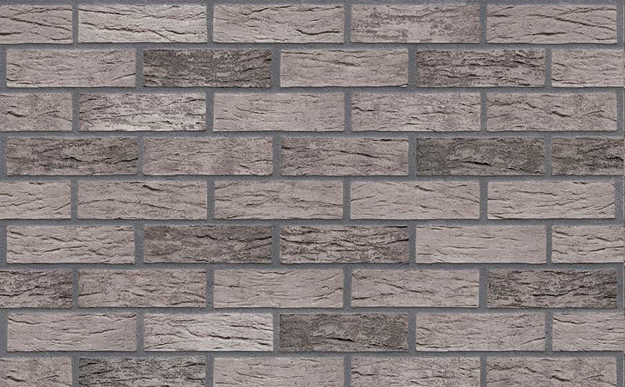 Клинкерная фасадная плитка KING KLINKER Old Castle Aztec ghost (HF45) под старину NF14, 240*71*14 мм