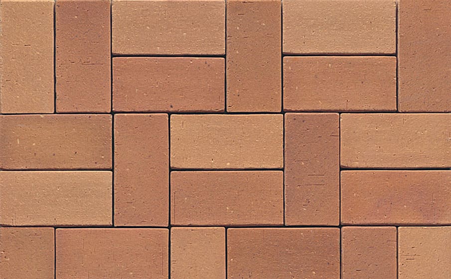 Тротуарная клинкерная брусчатка Muhr №08 Lachsrot, 290*90*52 мм