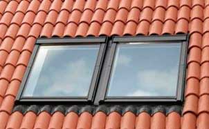 Комплект из 2-х окладов (бок о бок) для профилированной кровли VELUX EKW 0021, 1140*1400 мм