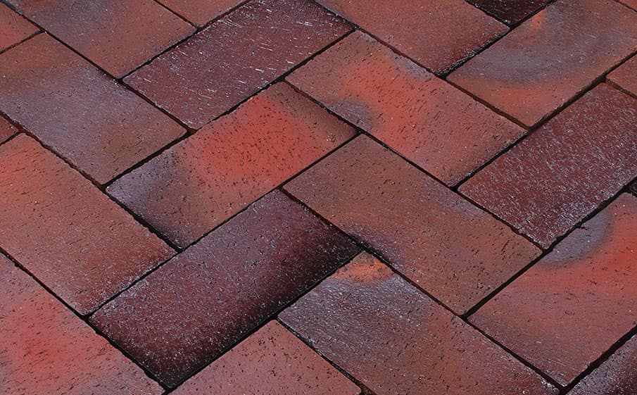 Тротуарная клинкерная брусчатка Penter Alt-Jemgum Kohlebrand, 220x108x52 мм