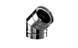 Отвод для дымохода SCHIEDEL ICS 50 45 град., D 300/400 мм