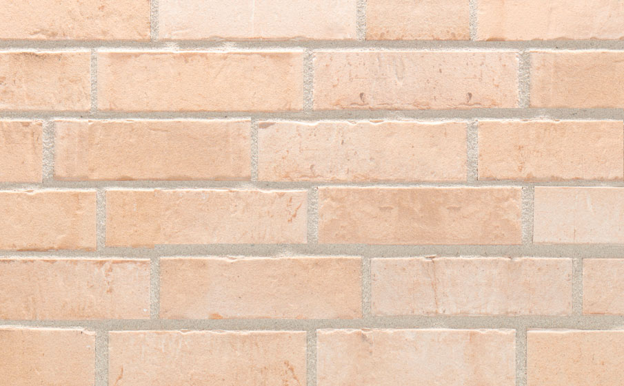Клинкерная фасадная плитка Stroeher Kontur EG 470 beige engobiert рельефная, 240*52*12 мм