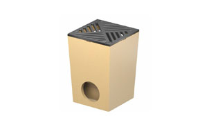 Дождеприемник ACO SELF c чугунной решеткой, 25*25*35 см