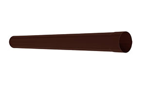 Труба водосточная AQUASYSTEM коричневый RAL 8017, D 90 мм, L 1 м