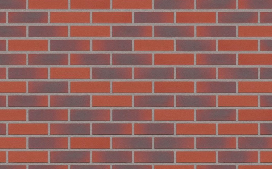 Фасадная плитка ручной формовки Feldhaus Klinker R356 Classic carmesi antic liso, 240*71*14 мм