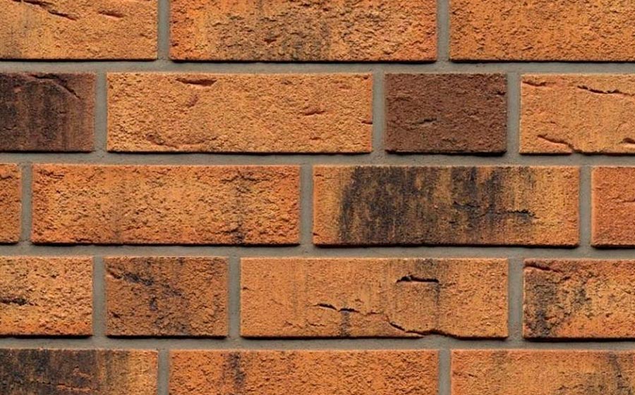 Клинкерная фасадная плитка Feldhaus Klinker R286 Classic nolani viva rustico carbo, 240*71*9  мм