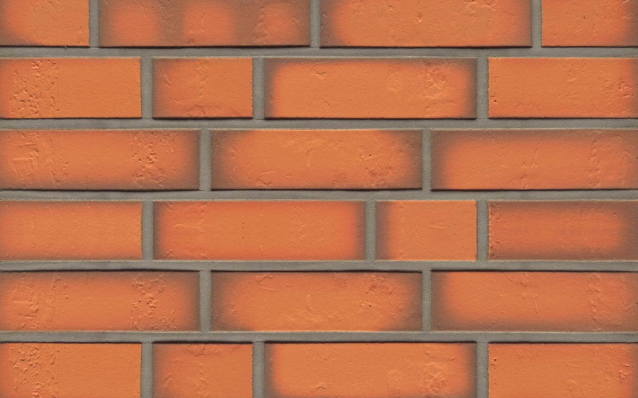 Фасадная плитка ручной формовки Feldhaus Klinker R718 Accudo terracotta vivo, 240*71*14 мм
