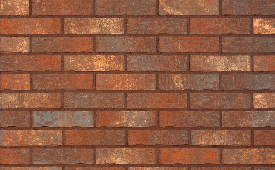 Клинкерная фасадная плитка KING KLINKER Old Castle Bastille wall (HF16) под старину NF10, 240*71*10 мм