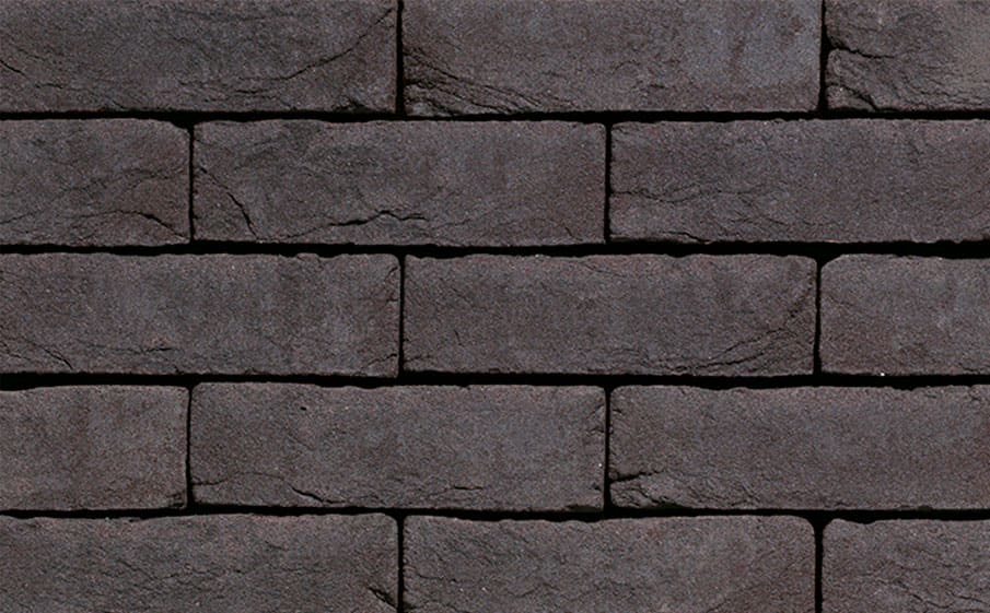Кирпич облицовочный ручной формовки Terca Agora Grafietzwart, 210*45-50*65 мм