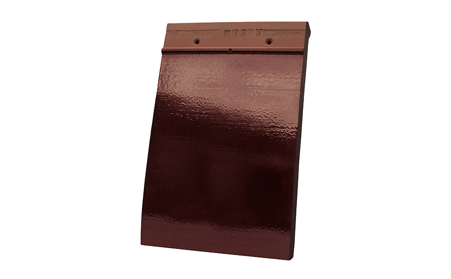 Керамическая черепица рядовая Koramic 301 Plain Tile Smooth Wine Red Glazed