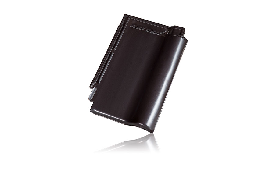 Керамическая черепица рядовая Koramic Alegra 9 Anthracite Engobe