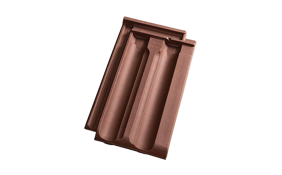 Керамическая черепица рядовая Koramic Standart Brown Engobe