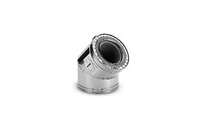 Отвод SCHIEDEL KERASTAR 45 град., D 180 мм