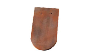 Керамическая черепица рядовая (бобровый хвост) Koramic Potigny Plain Tile 16x27 Mellow Red Antique