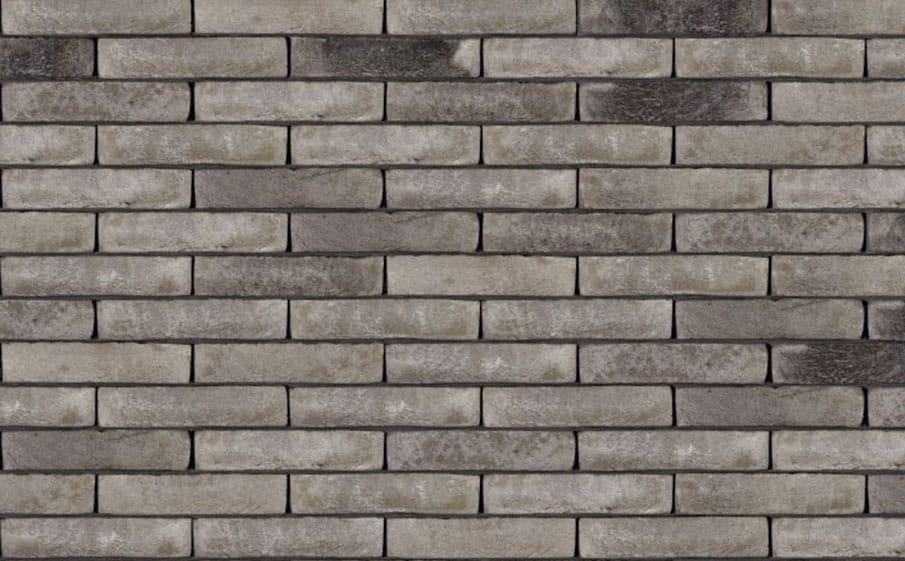 Кирпич облицовочный ручной формовки Terca Grijs-Zwart (Pagus Grey/Black), 215*102*65 мм