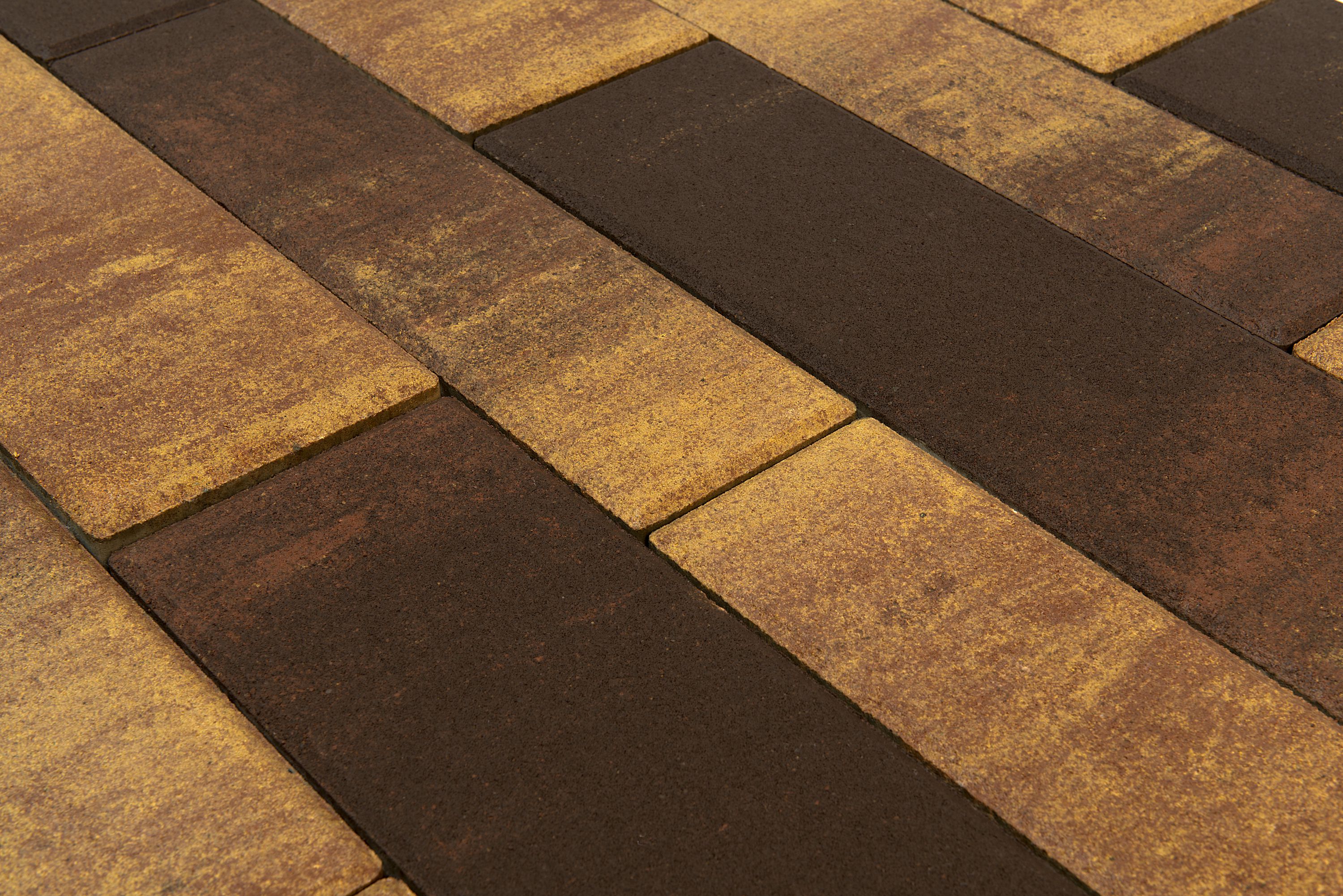 Плитка тротуарная BRAER Домино Color Mix "Сафари" 120/160*60 мм