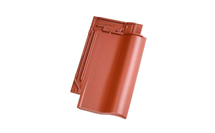 Керамическая черепица рядовая Koramic Alegra 15 Red Engobe