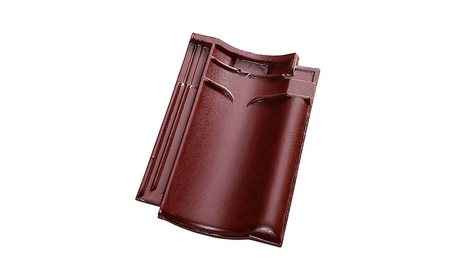 Керамическая черепица рядовая Koramic VHV Wine Red Matt Glazed