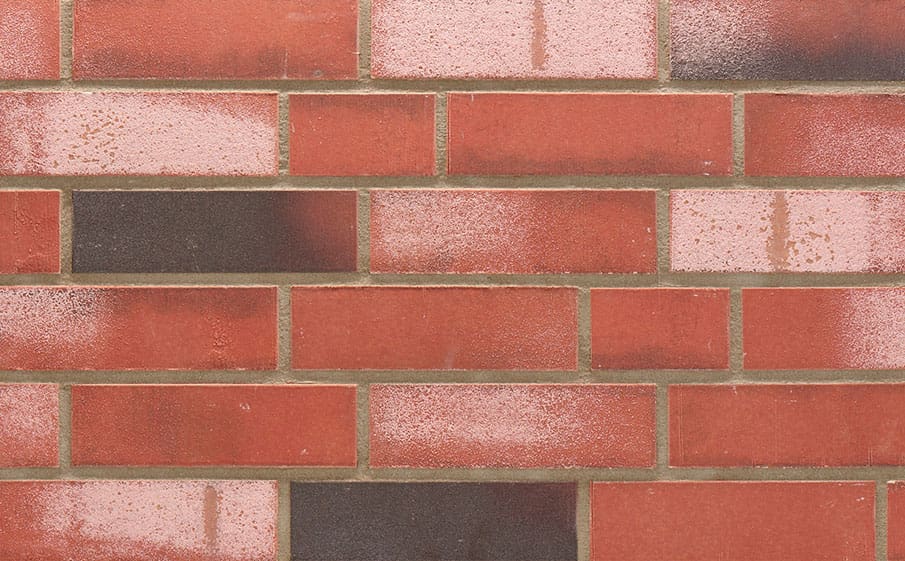 Клинкерная фасадная плитка Stroeher Kontur WS 494 rot-bunt рельефная, 240*71*12 мм