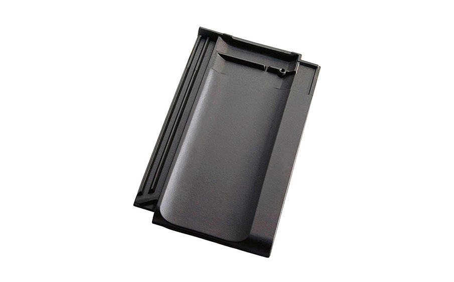 Керамическая черепица рядовая Koramic Cosmo 11 Black Engobe